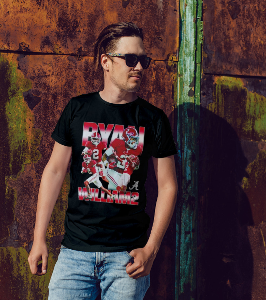 Ryan Williams Alabama Crimson Tide Football Collage T-Shirt