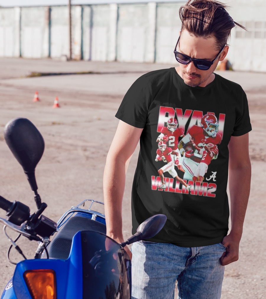 Ryan Williams Alabama Crimson Tide Football Collage T-Shirt