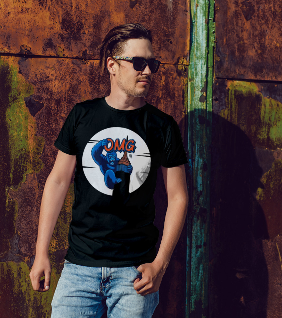 OMG King Kong Empire Tower Iconic Reference T-Shirt