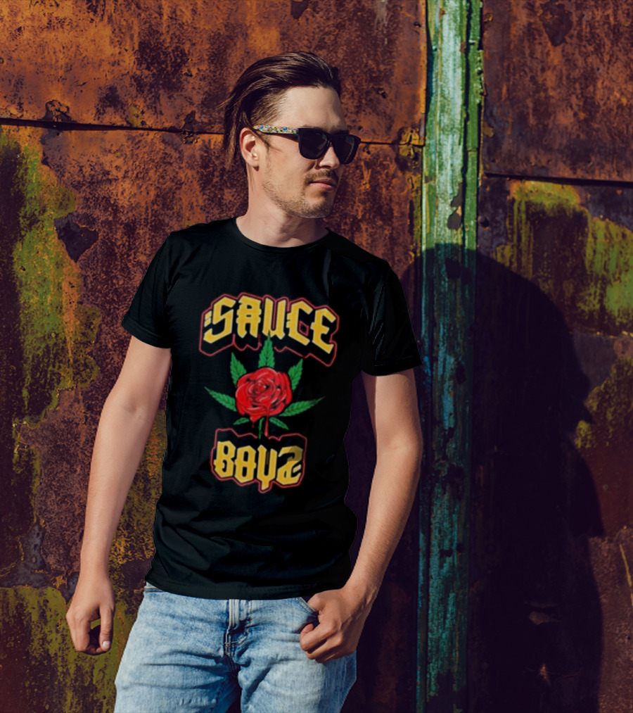 Sauce Boyz Rose Eladio Carrión Merch T-Shirt