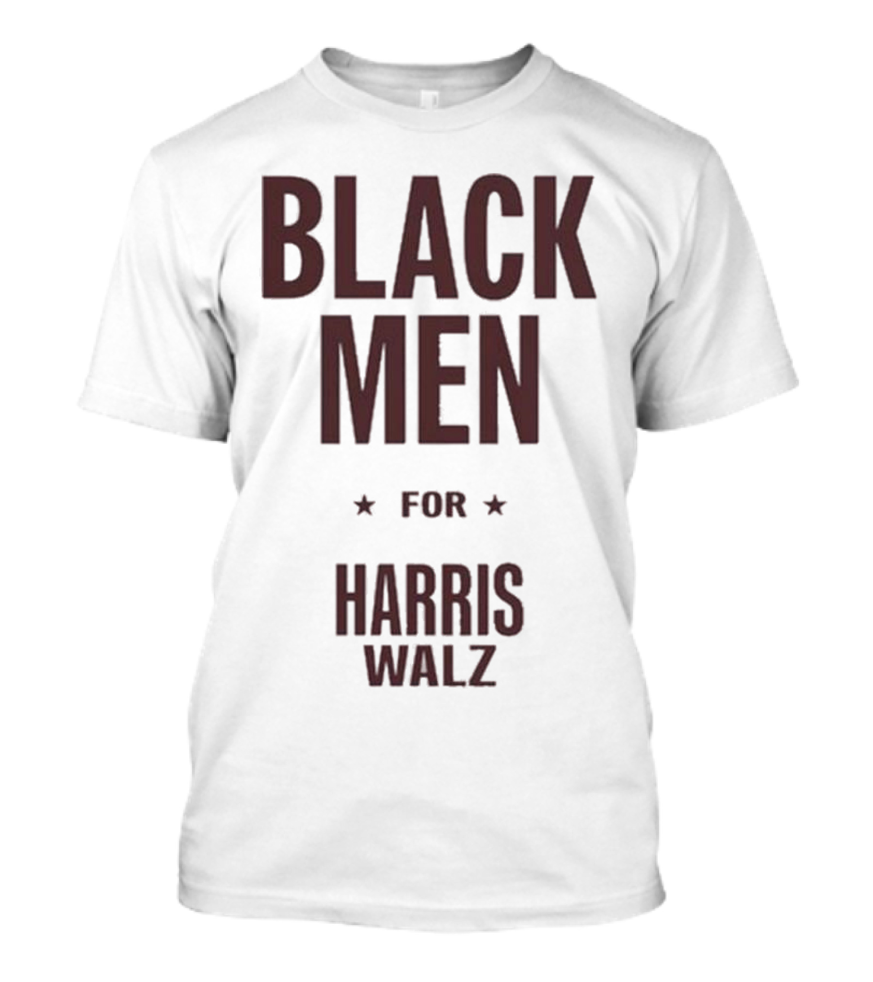 Black Men Supporting Harris Walz Campaign T-Shirt