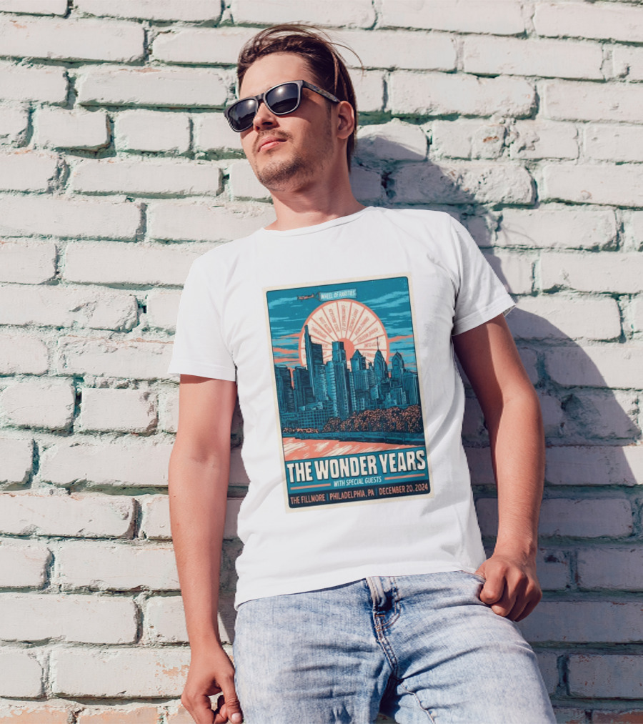 THE WONDER YEARS WITH SPECIAL GUESTS WHEEL OF RARITIES PHILADELPHIA DECEMBER 20 T-Shirt