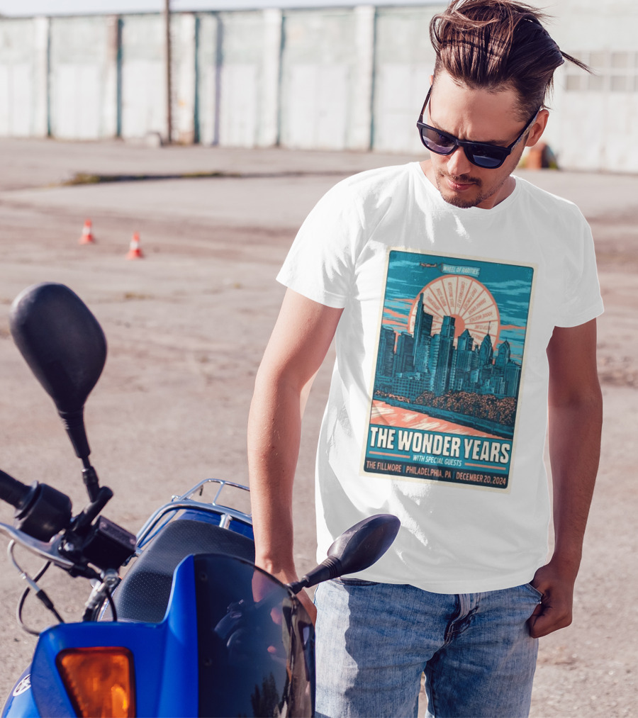 THE WONDER YEARS WITH SPECIAL GUESTS WHEEL OF RARITIES PHILADELPHIA DECEMBER 20 T-Shirt