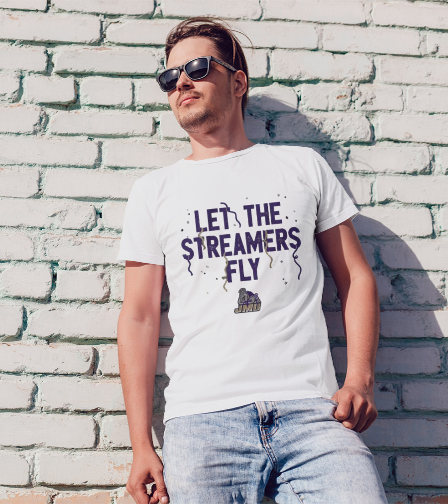 JMU Let The Streamers Fly Football Duke Dog T-Shirt
