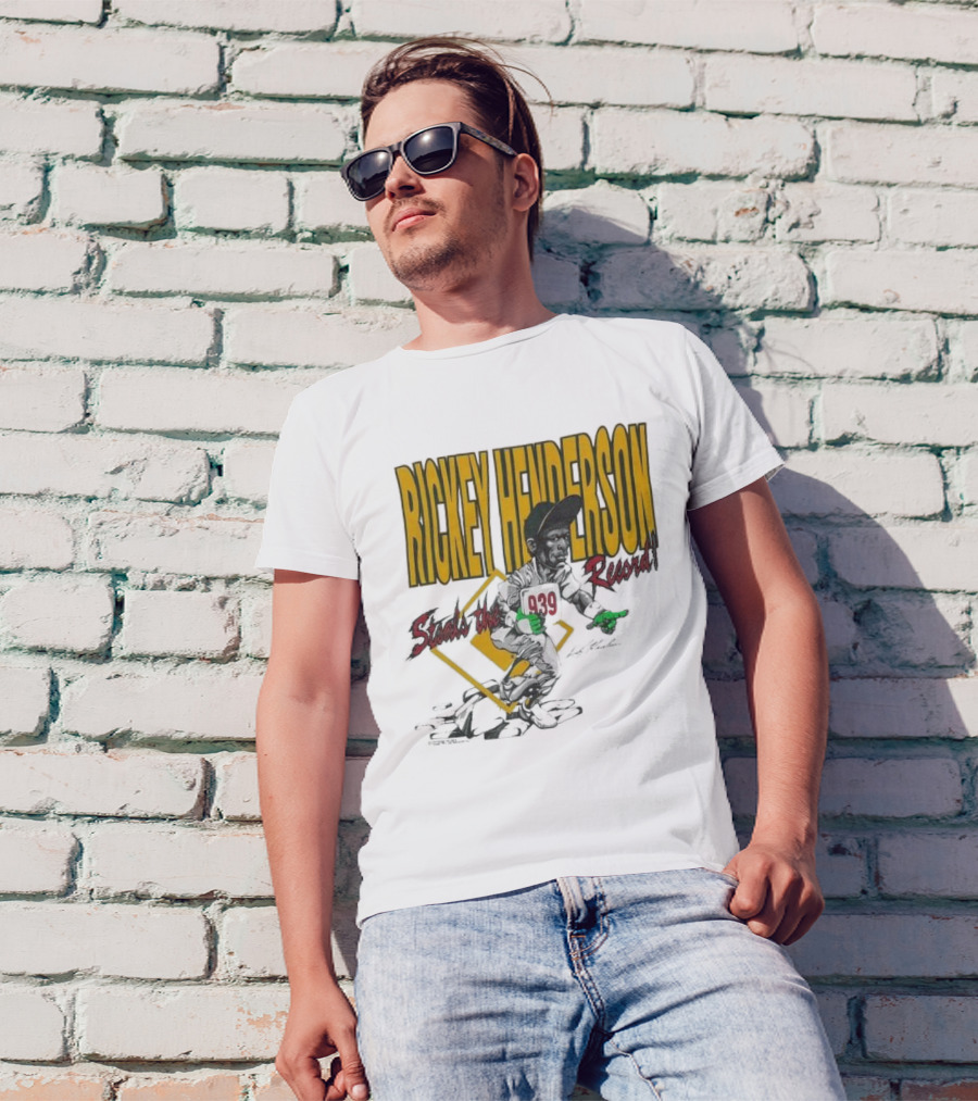 Rickey Henderson Steals The 939 Record T-Shirt