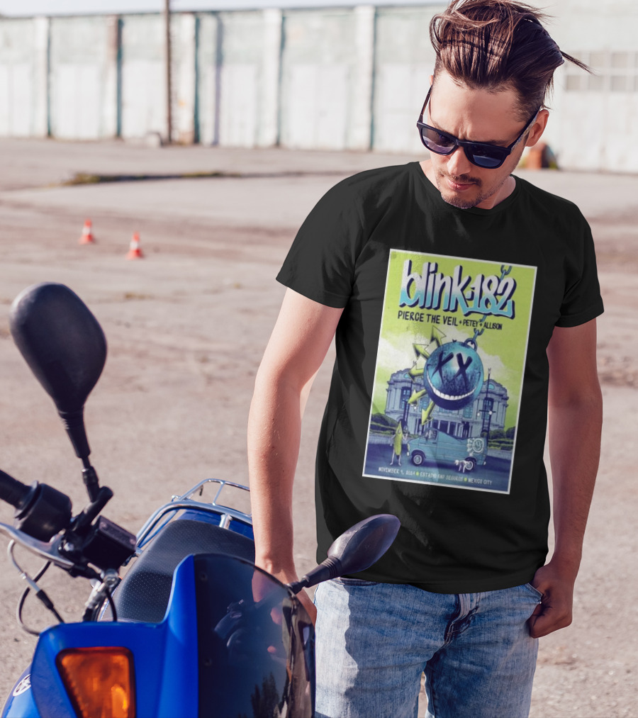 Blink 182 Pierce The Veil Petey Allison November 9 2024 Estadio GNP Seguros Mexico City T-Shirt