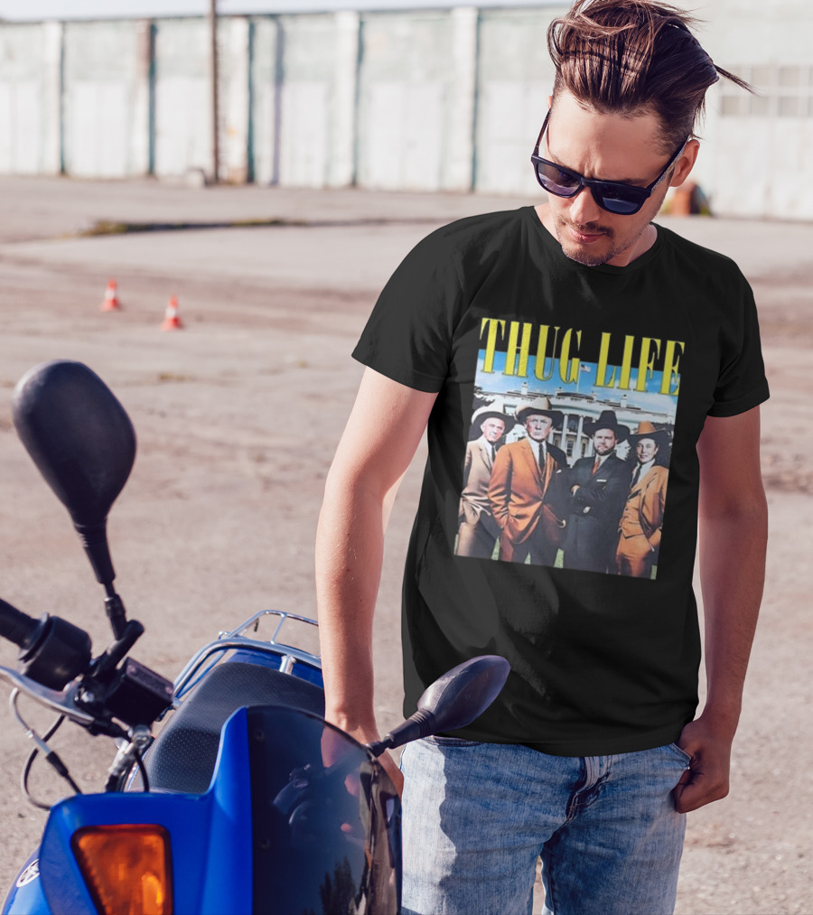 Thug Life Trump JD Vance Elon Musk Robert F. Kennedy Jr Friends T-Shirt