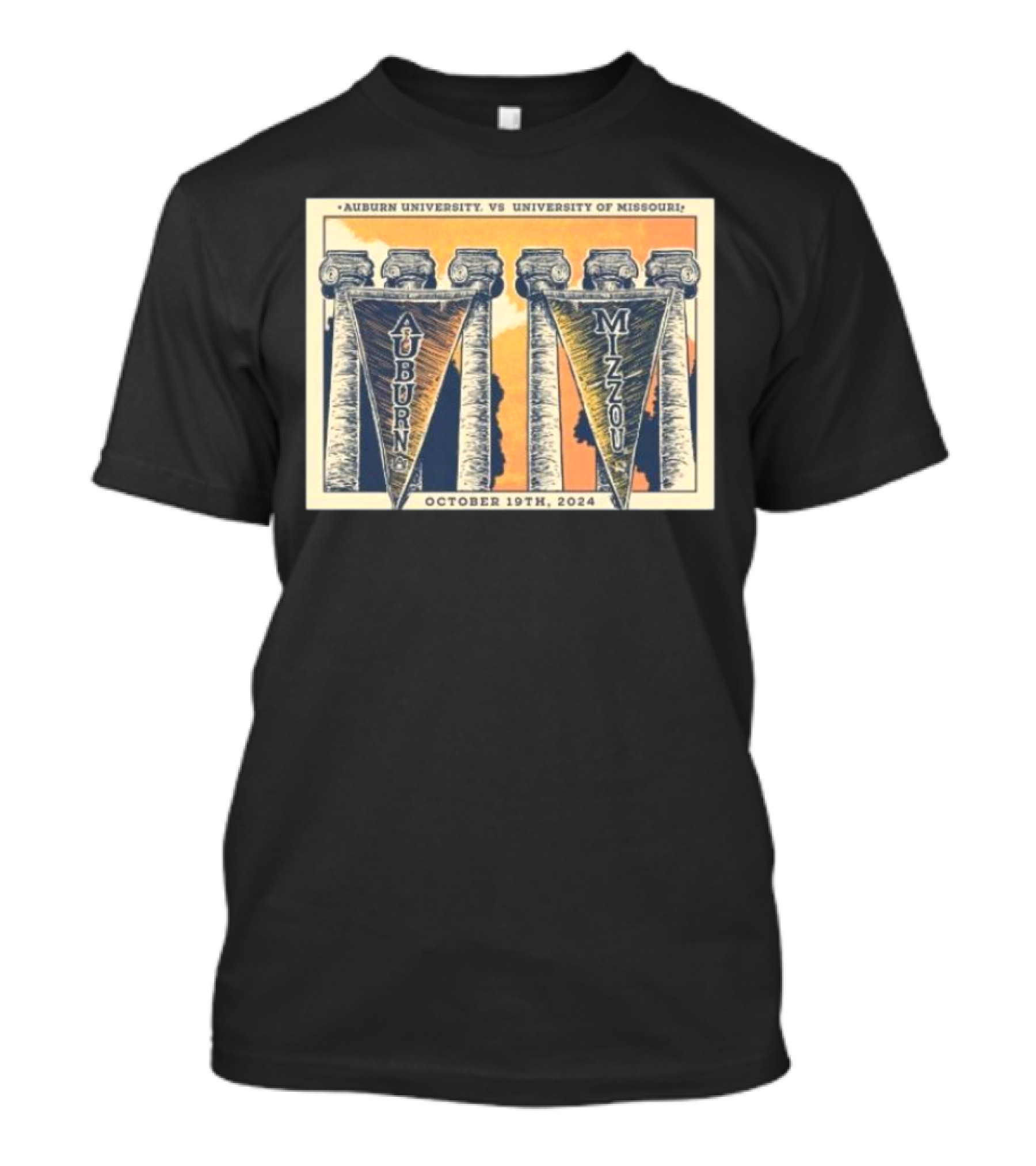 Auburn University Vs Mizzou October 19th, T-Shirt