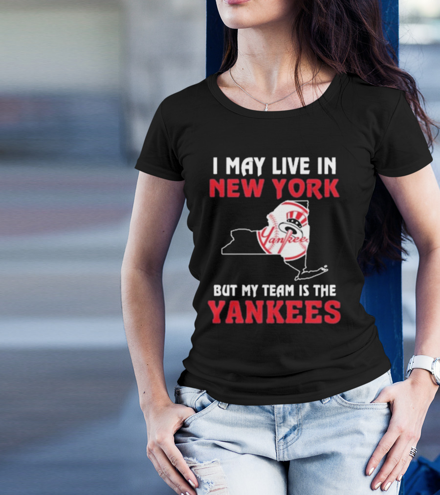 New York Map Design Yankees 2024 Fan T-Shirt