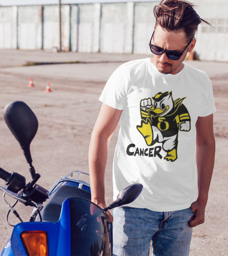 Oregon Ducks Fighting Cancer With Mascot T-Shirt