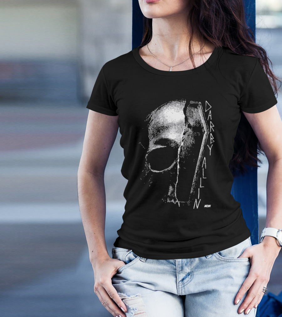 Darby Allin Coffin Skull AEW Skeleton T-Shirt