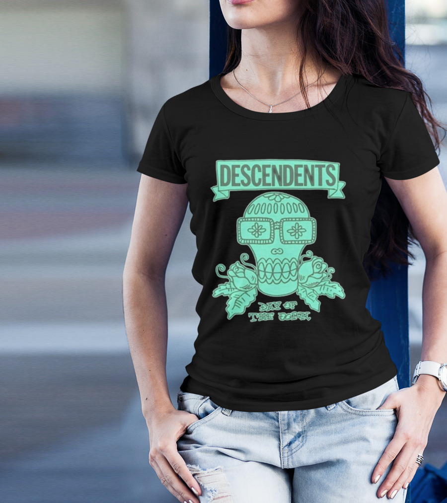 Descendents Day Of The Dork Skull And Roses T-Shirt