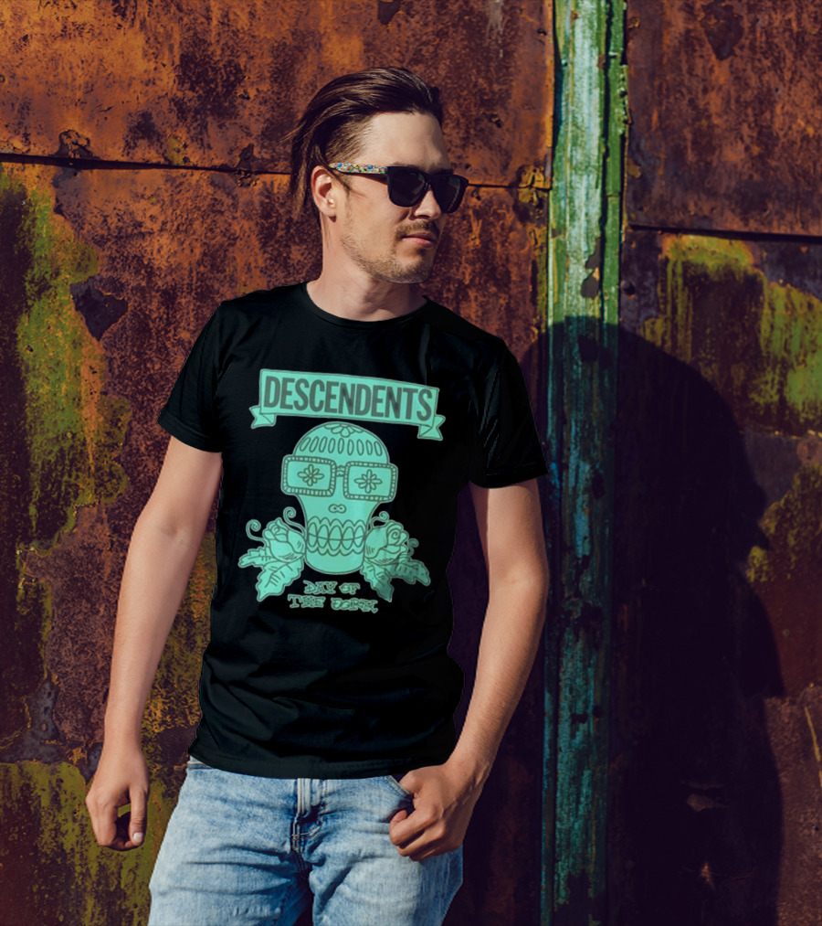 Descendents Day Of The Dork Skull And Roses T-Shirt