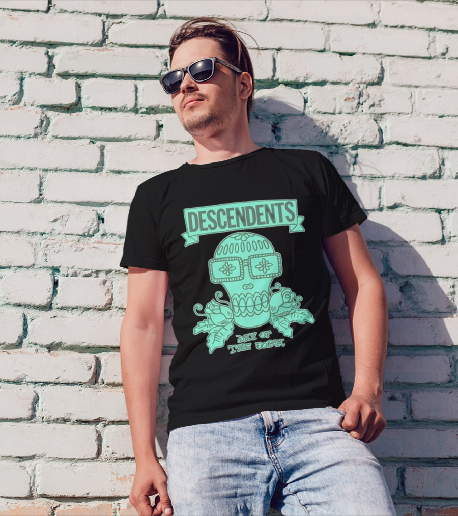 Descendents Day Of The Dork Skull And Roses T-Shirt