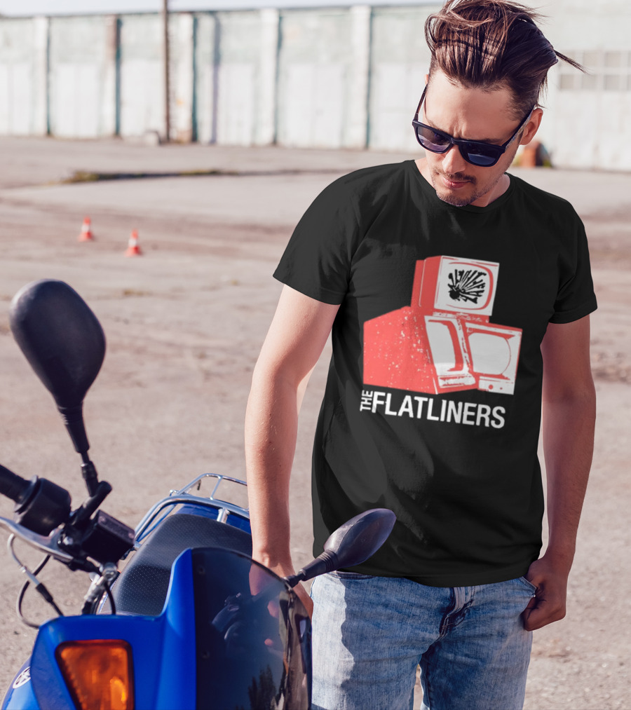 The Flatliners Stacked Static Television Screens T-Shirt