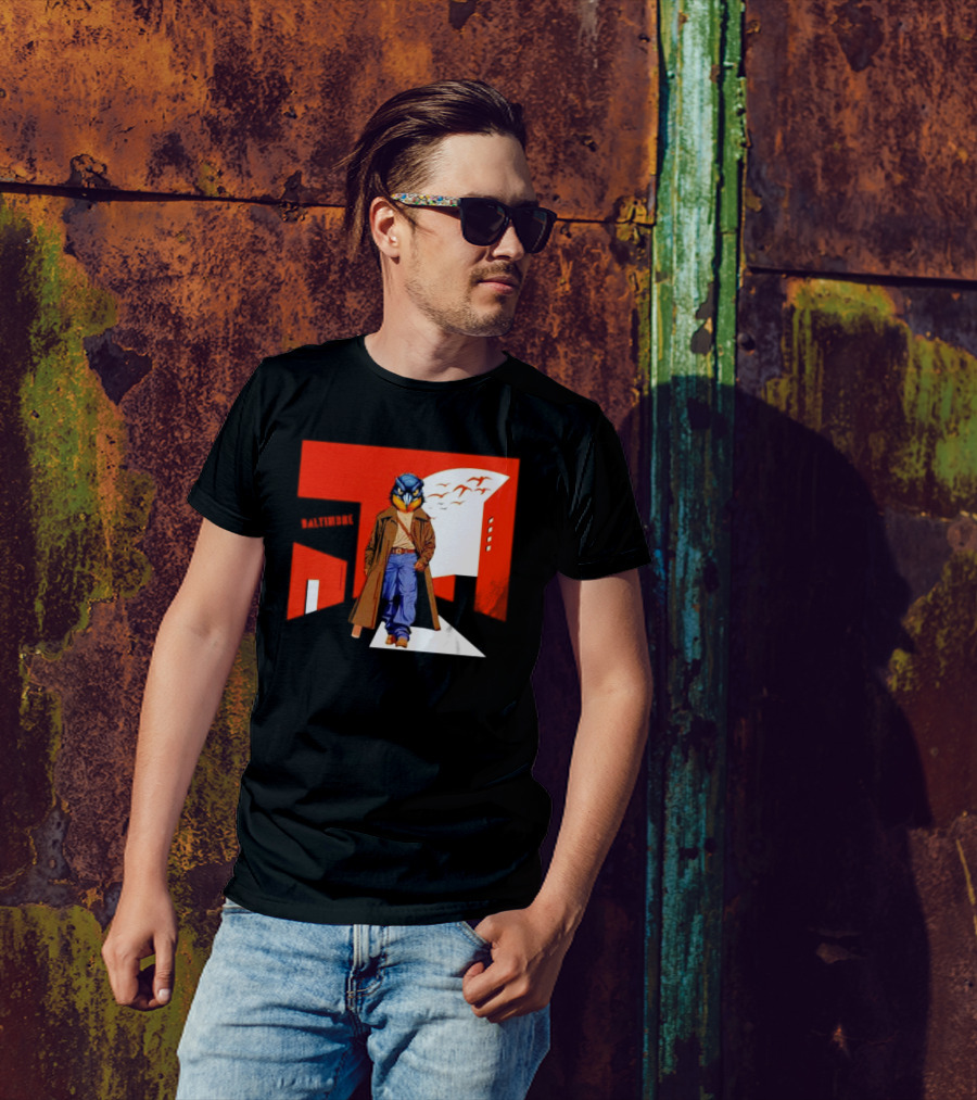 Baltimore Orioles The Wire Parody Owl T-Shirt