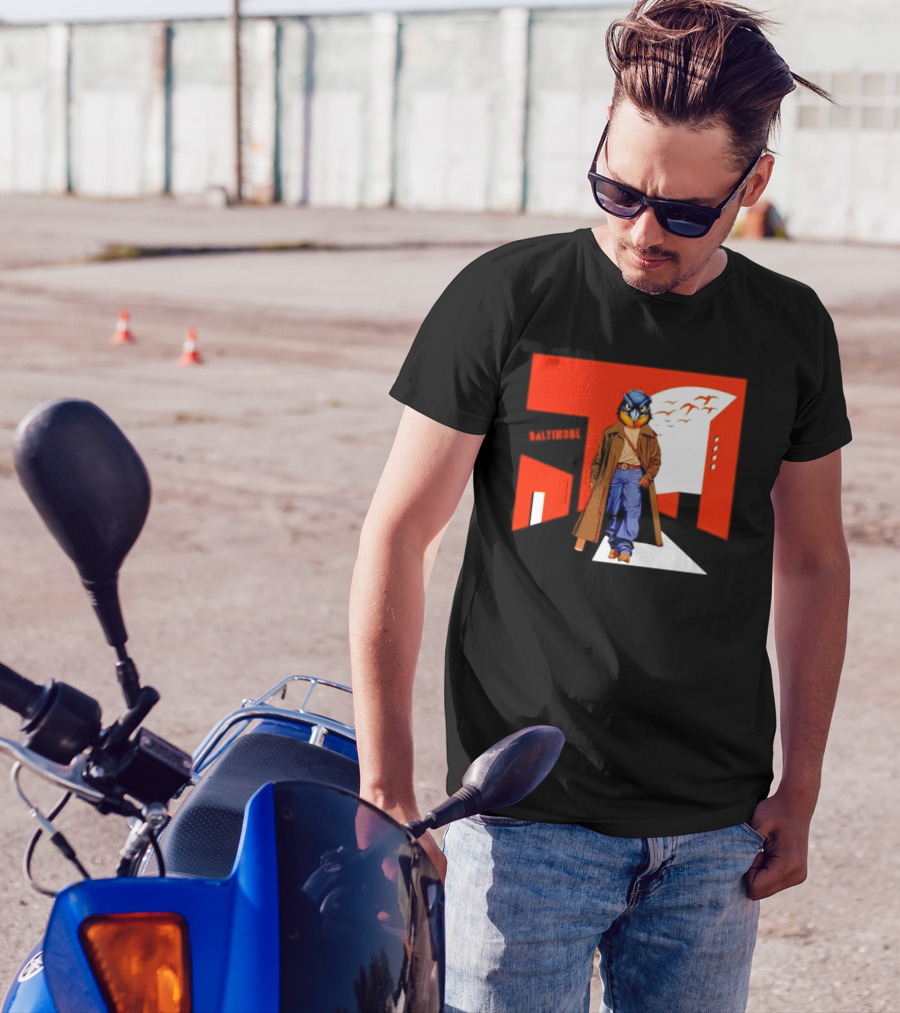 Baltimore Orioles The Wire Parody Owl T-Shirt