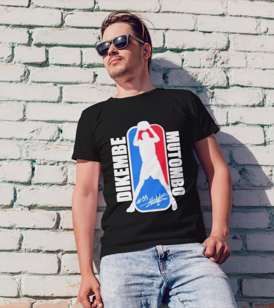 Dikembe Mutombo #55 Signature NBA T-Shirt