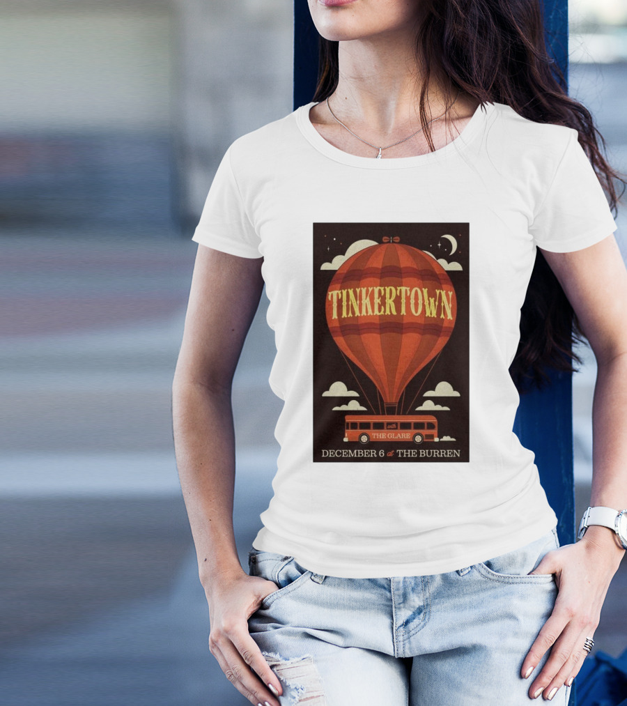 Tinkertown Hot Air Balloon The Glare The Burren Somerville MA December 6 T-Shirt
