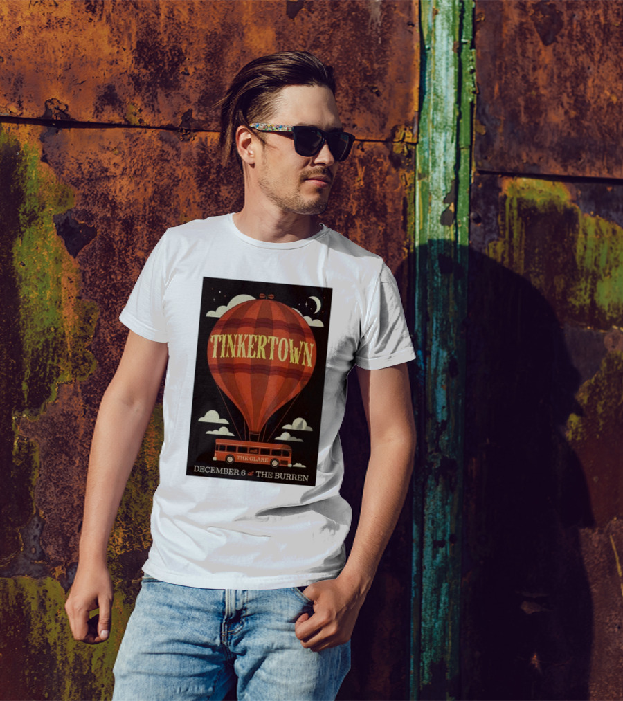 Tinkertown Hot Air Balloon The Glare The Burren Somerville MA December 6 T-Shirt