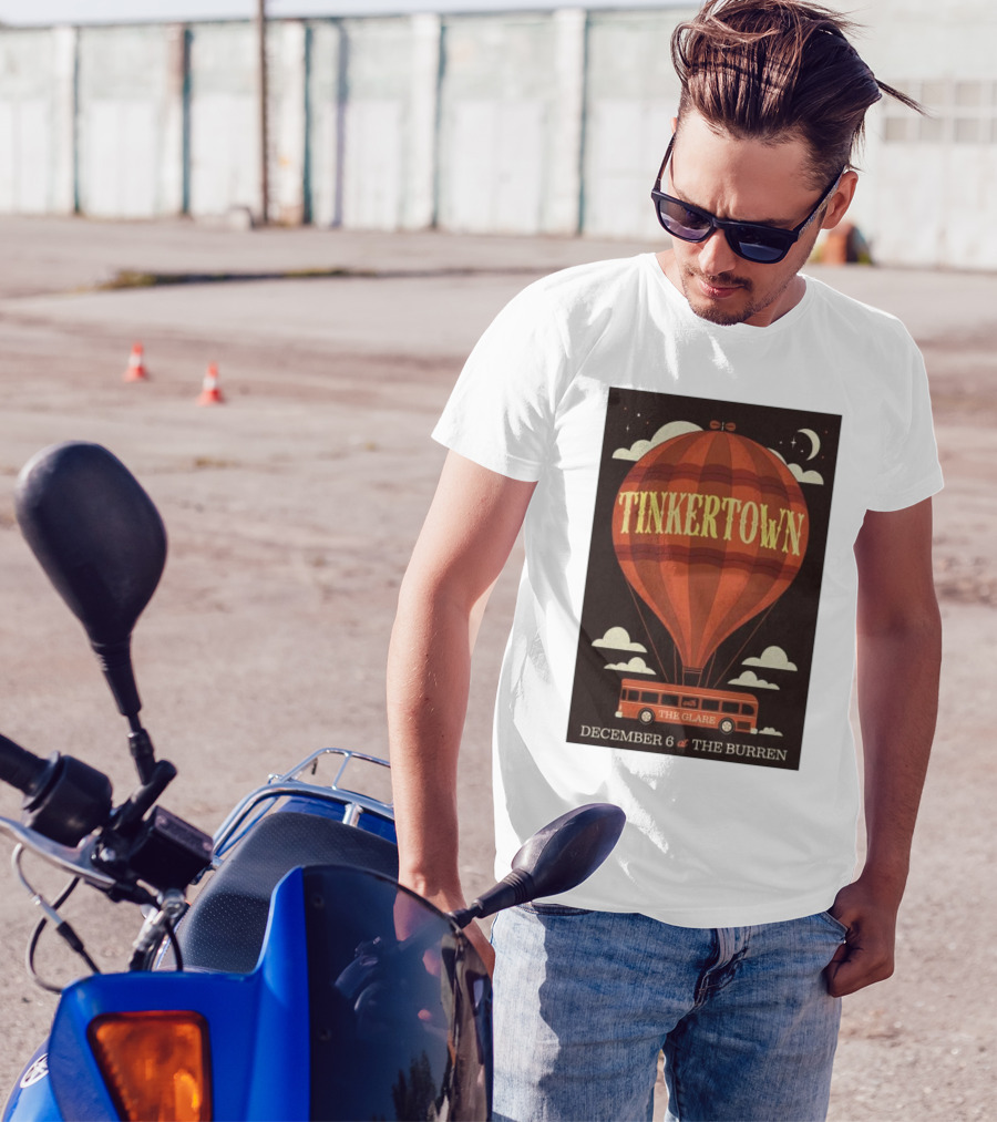 Tinkertown Hot Air Balloon The Glare The Burren Somerville MA December 6 T-Shirt