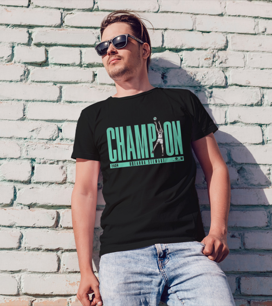CHAMPION 2024 Breanna Stewart New York Liberty T-Shirt