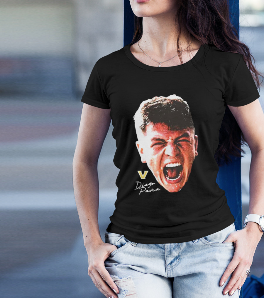 Diego Pavia Vanderbilt Commodores Signature Swag Head T-Shirt