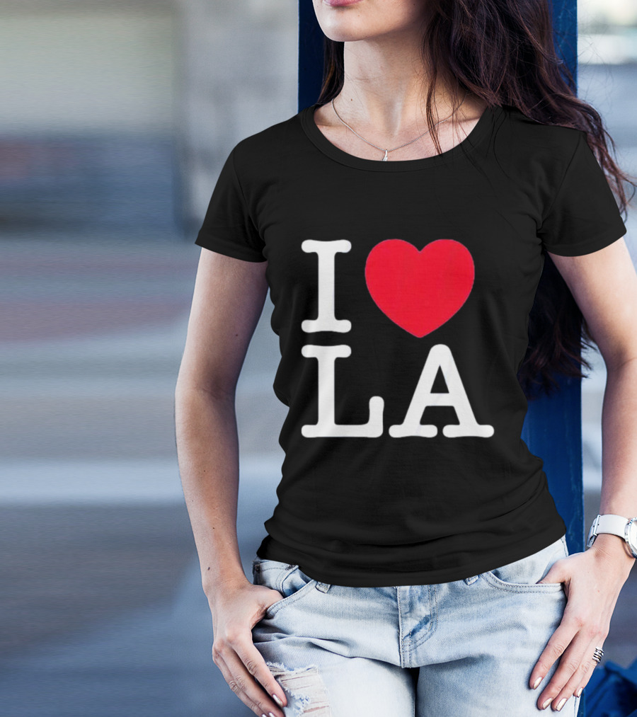 I Love LA Baseball Los Angeles Dodgers T-Shirt