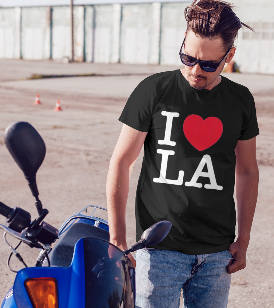 I Love LA Baseball Los Angeles Dodgers T-Shirt