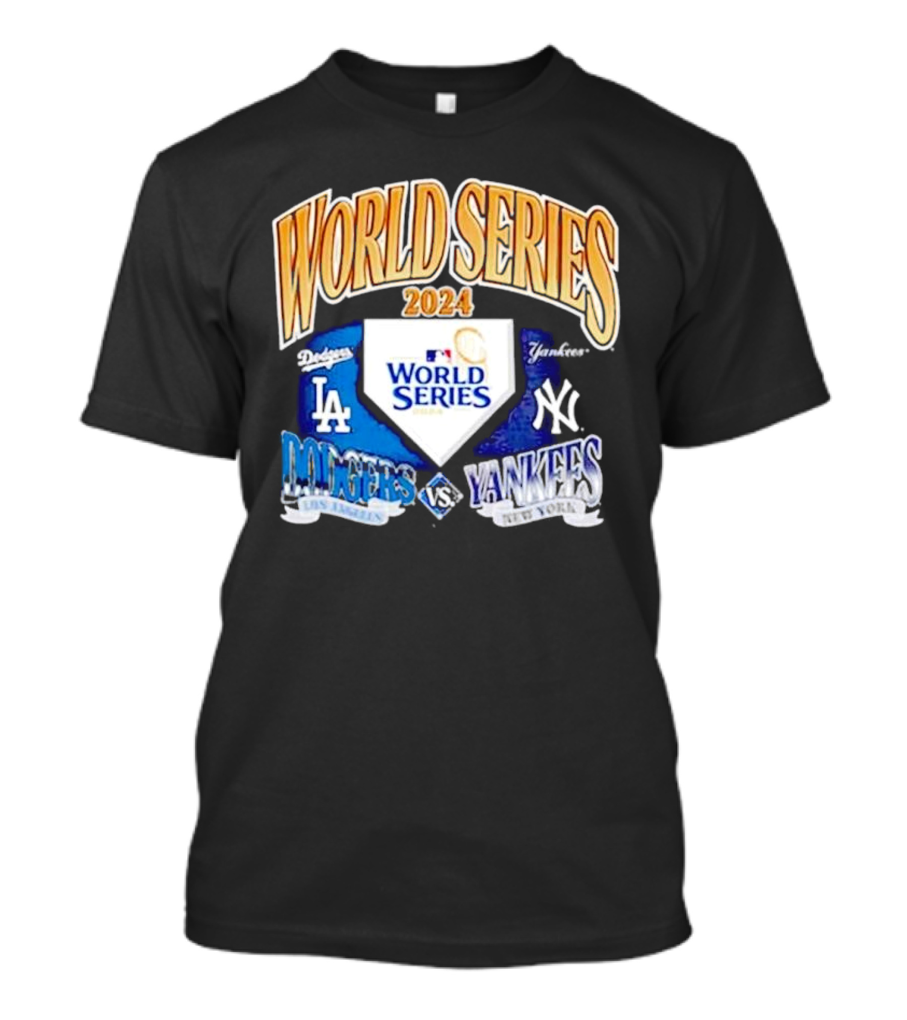 World Series 2024 Dodgers Los Angeles Vs Yankees New York T-Shirt