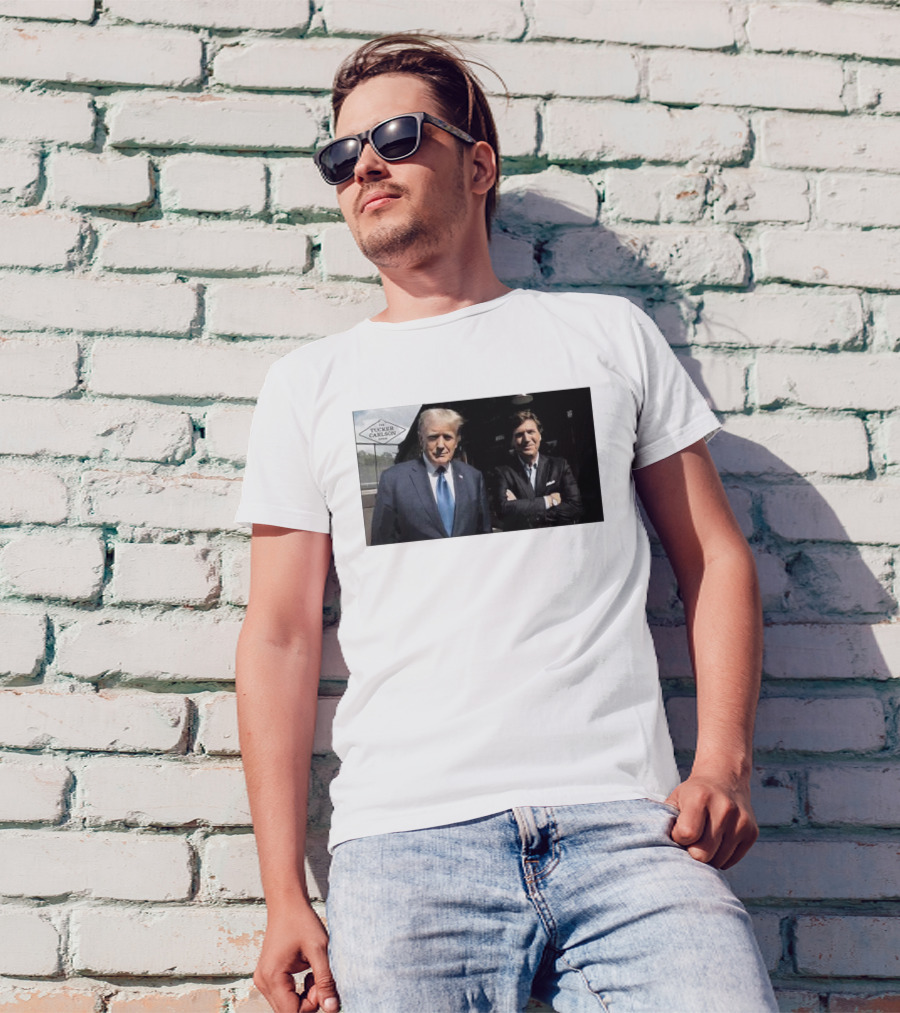 Tucker Carlson Trump Interview T-Shirt