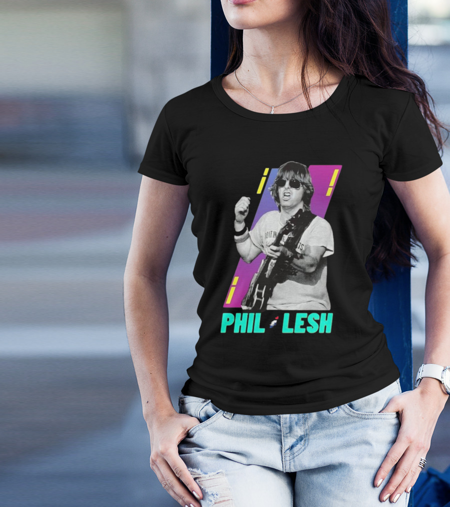 Phil Lesh Colorful Retro Style Grateful Dead Bassist Image T-Shirt