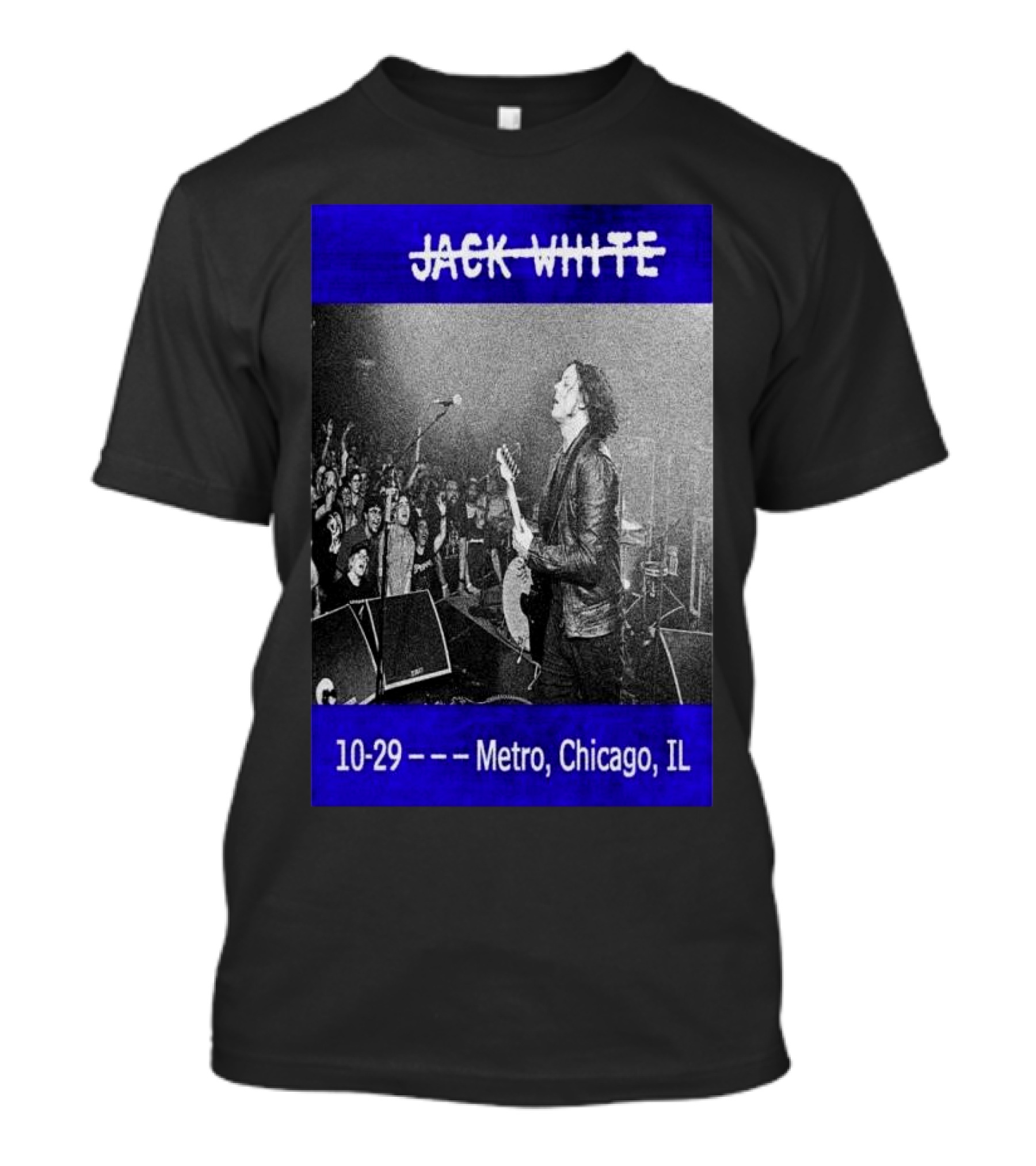 Jack White Live Performance Metro Chicago IL 29 October T-Shirt