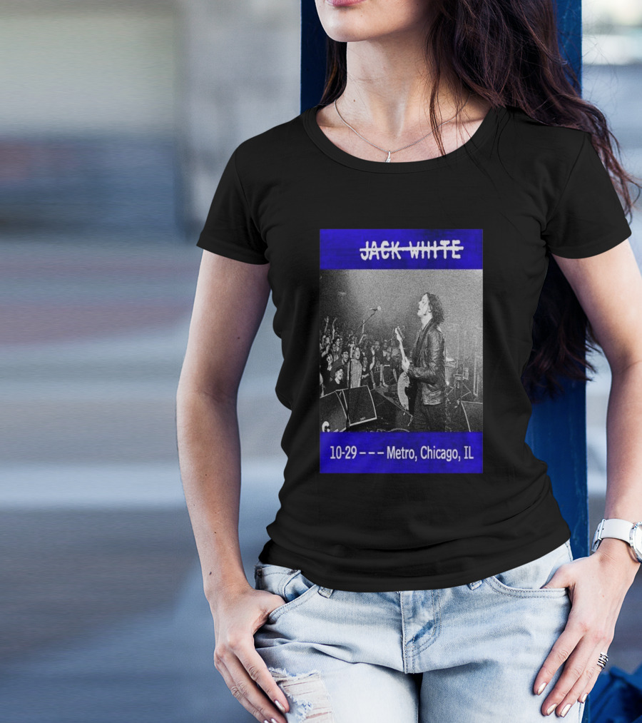 Jack White Live Performance Metro Chicago IL 29 October T-Shirt