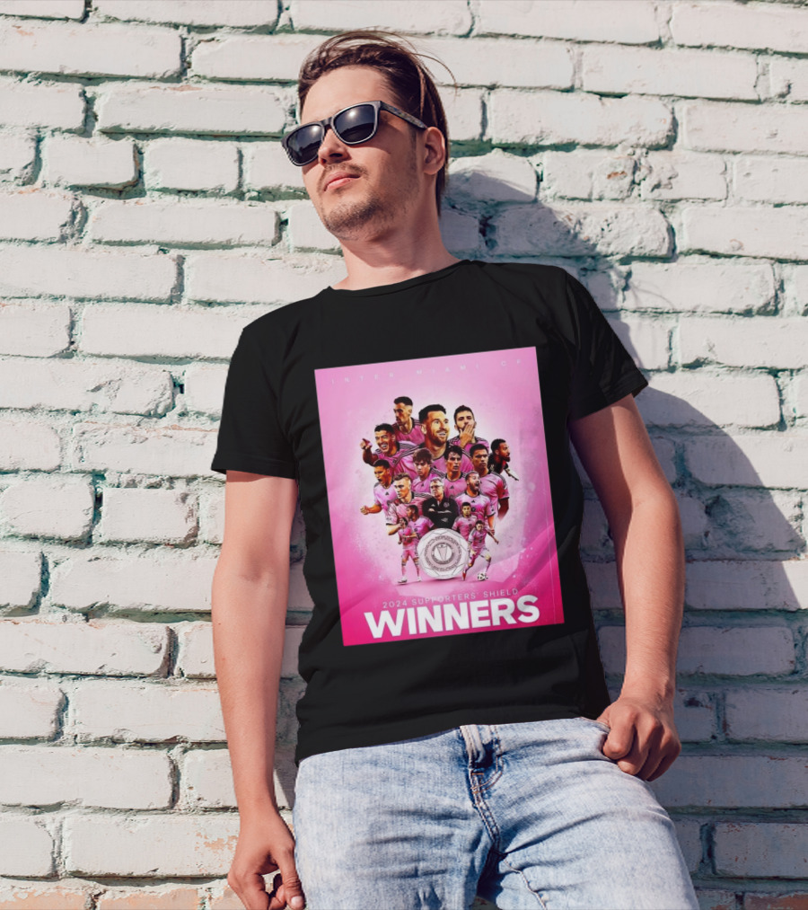 Inter Miami CF 2024 Supporters’ Shield Winners T-Shirt