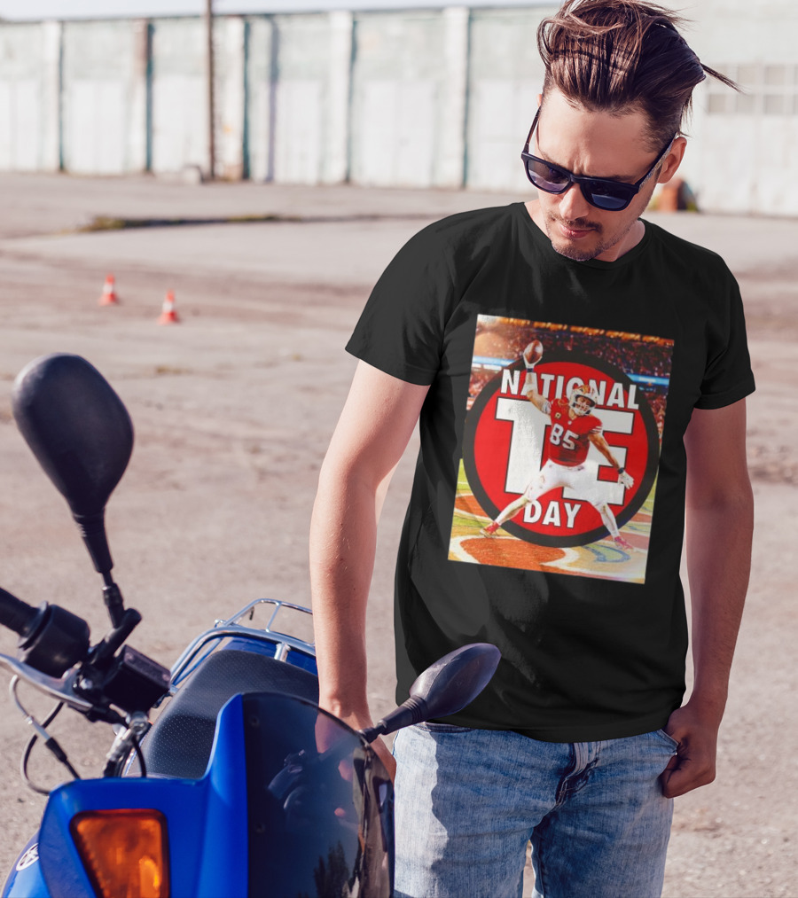 National Tight Ends Day George Kittle 85 SF 49ers Game T-Shirt