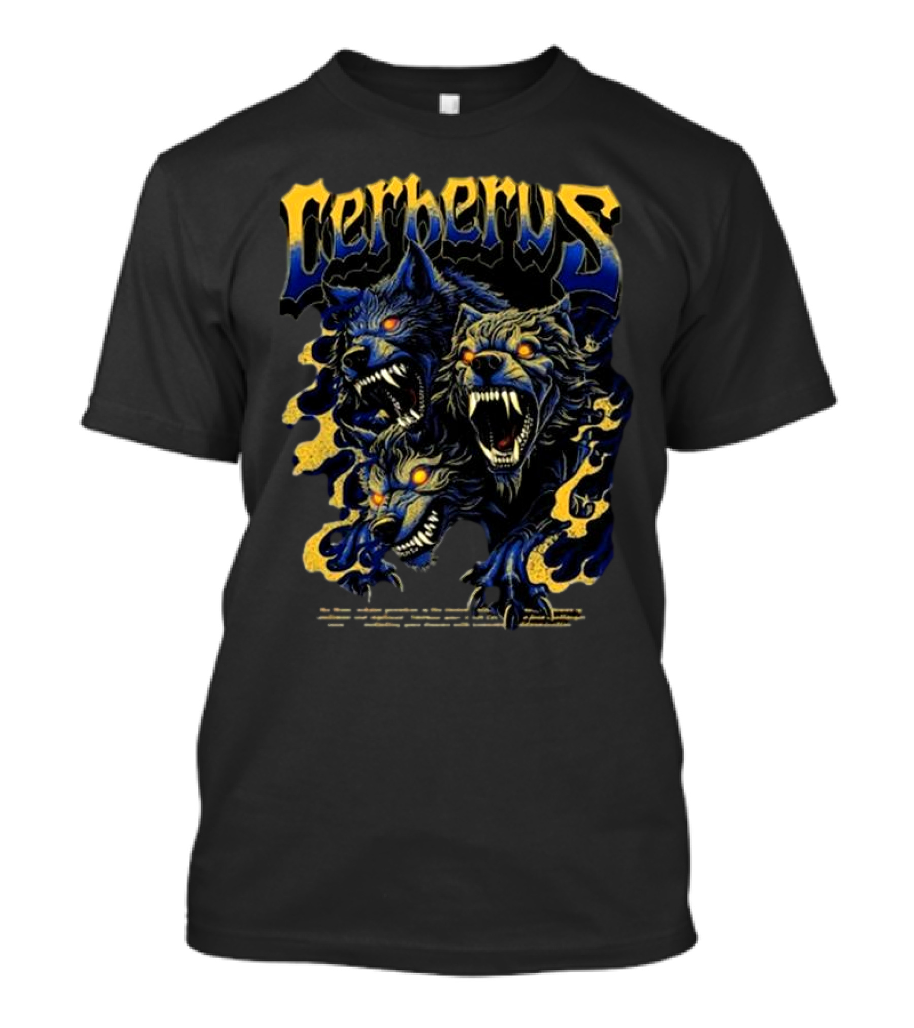 Cerberus 2024 Los Angeles California Three-Headed Mythical Creature T-Shirt