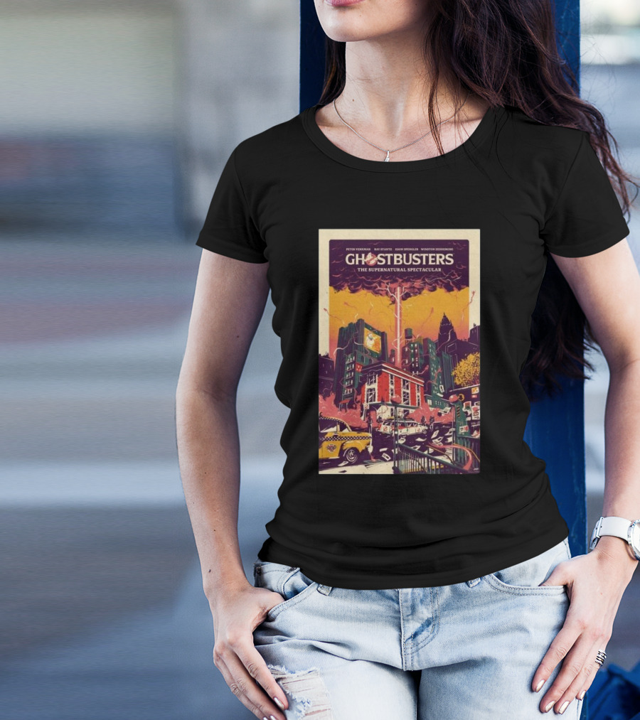 Ghostbusters Supernatural Spectacular New York City T-Shirt