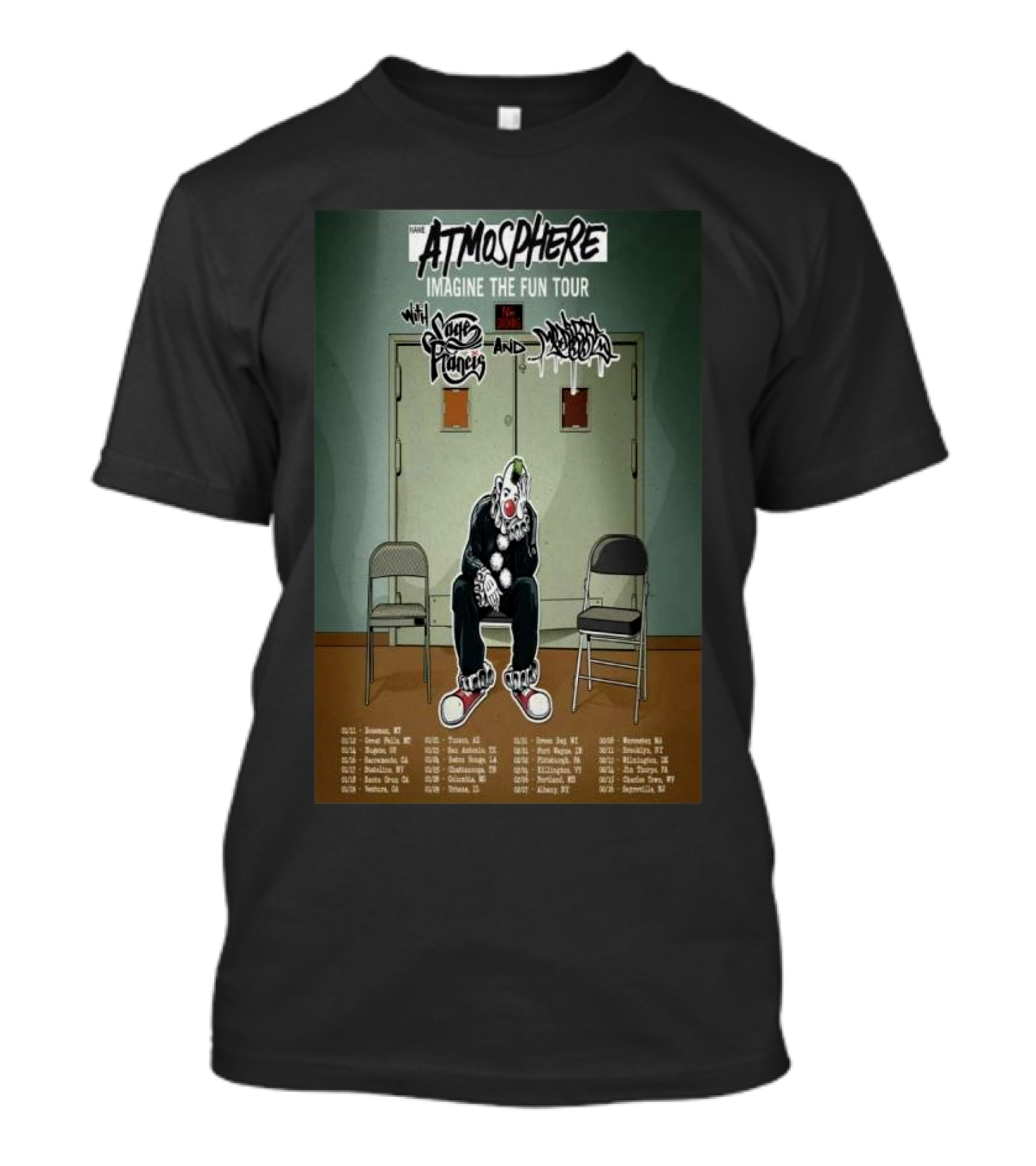 Atmosphere Imagine The Fun Tour 2025 With Hays Teenies And Katmosn T-Shirt
