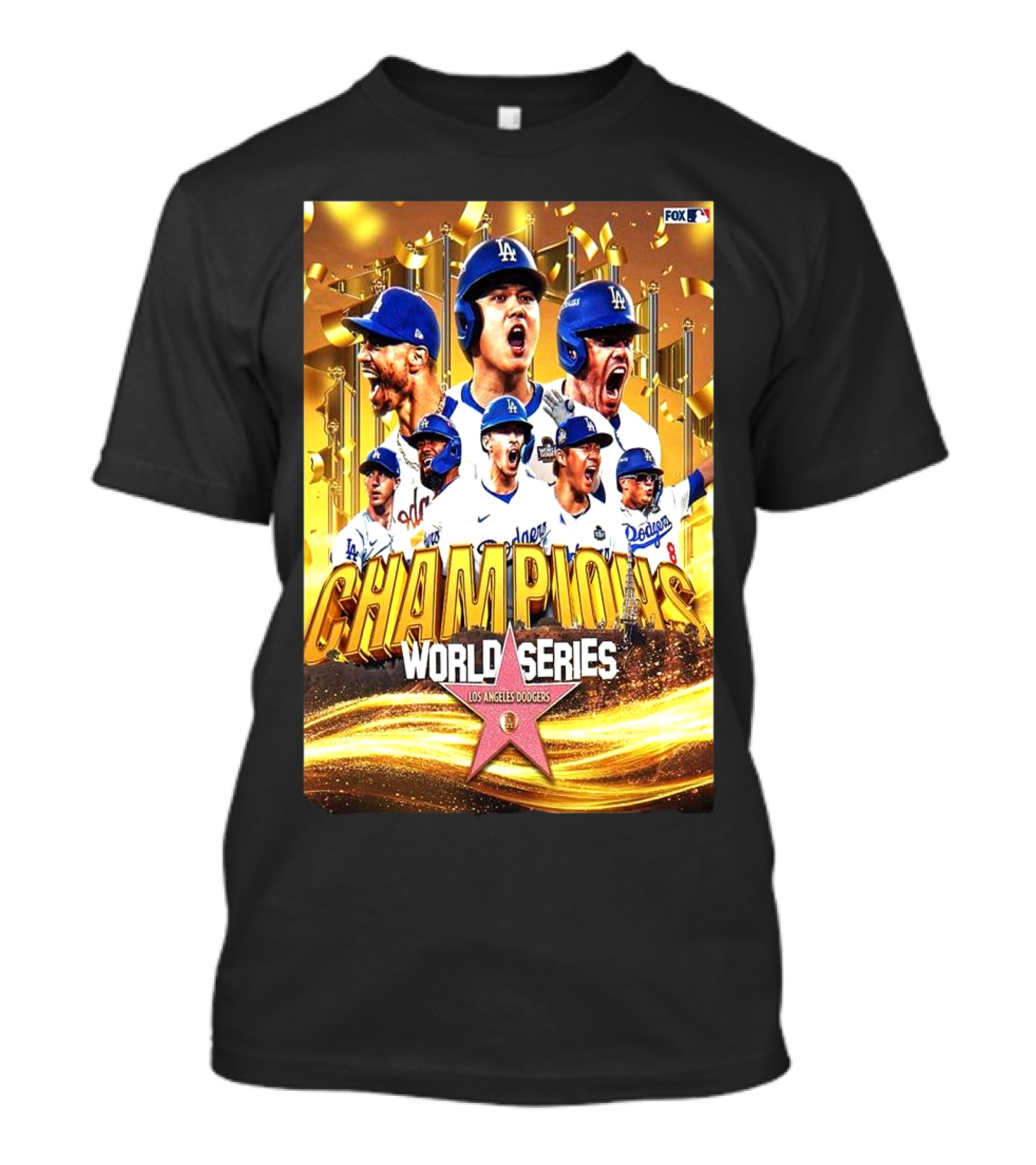 Champions World Series Los Angeles Dodgers 2024 MLB T-Shirt