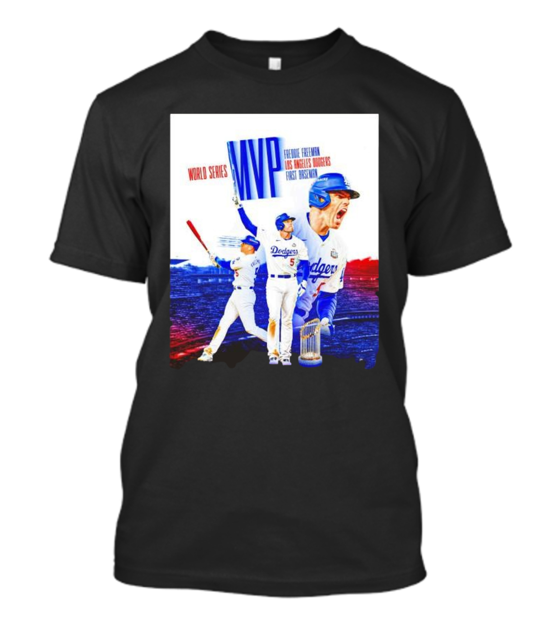 World Series MVP 2024 Freddie Freeman LA Dodgers First Baseman T-Shirt