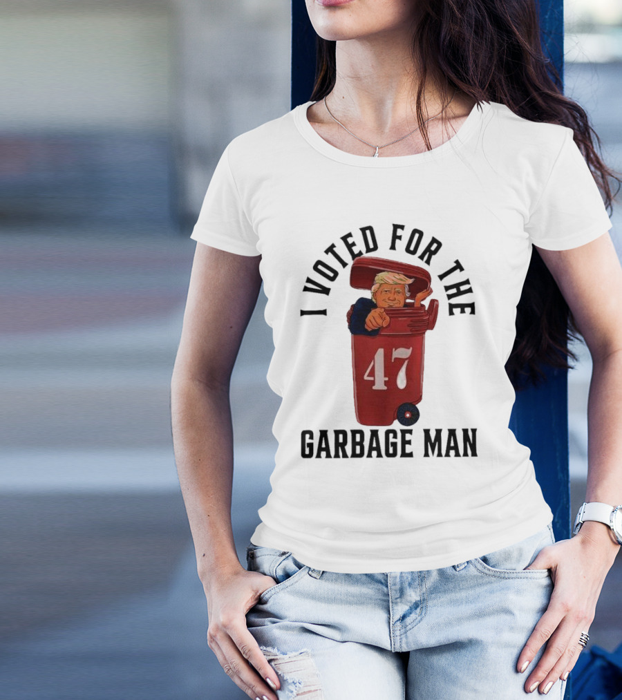 I Voted For The Garbage Man Trump 47 T-Shirt