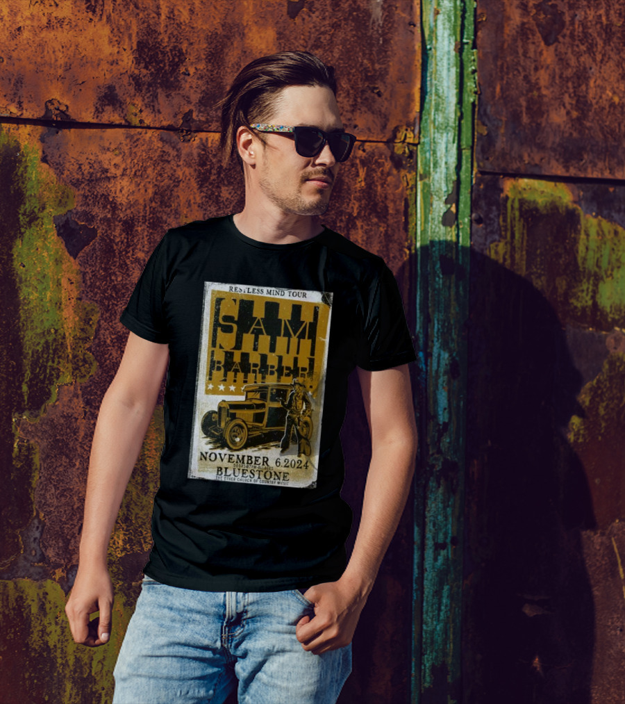 Restless Mind Tour Sam Barber November 6 2024 Bluestone Columbus OH T-Shirt