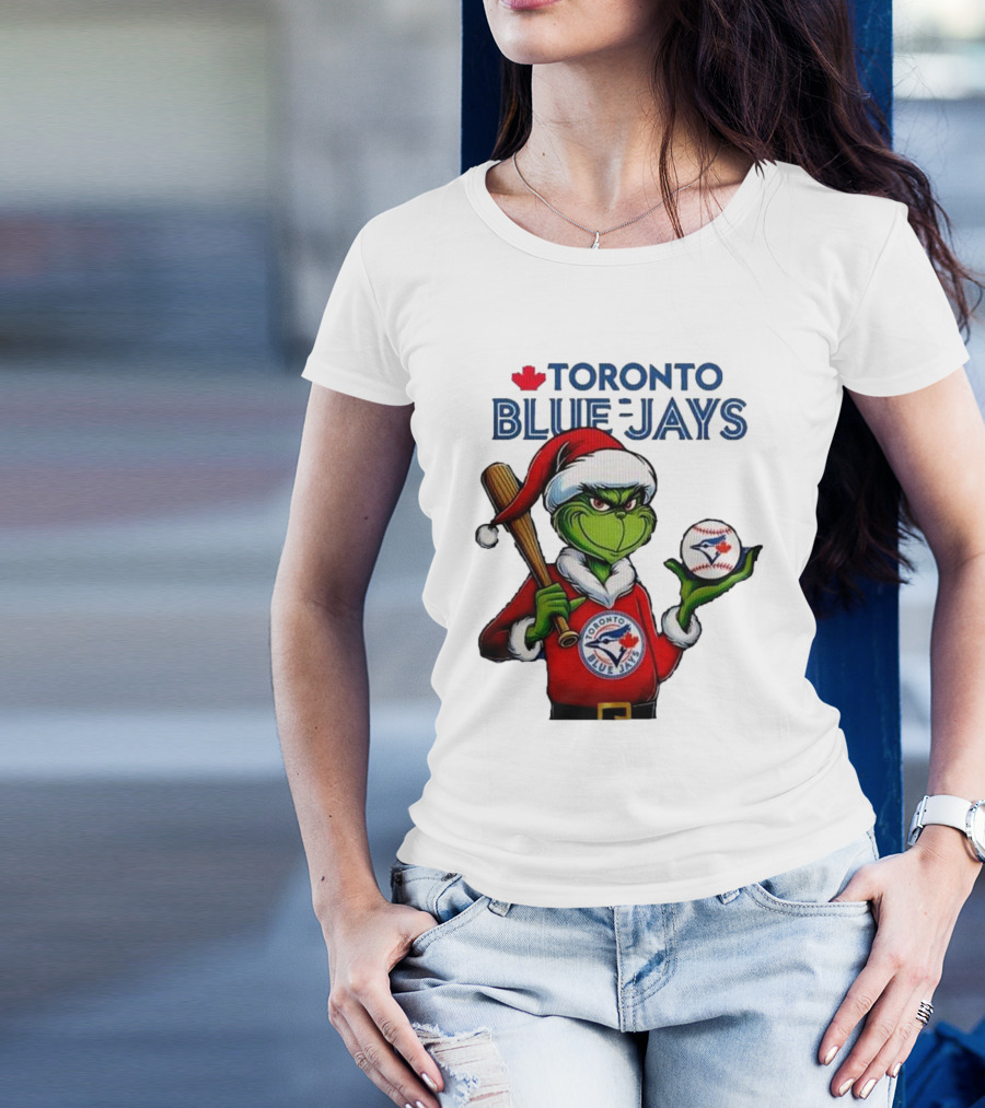 Toronto Blue Jays The Grinch Grinchmas Christmas T-Shirt