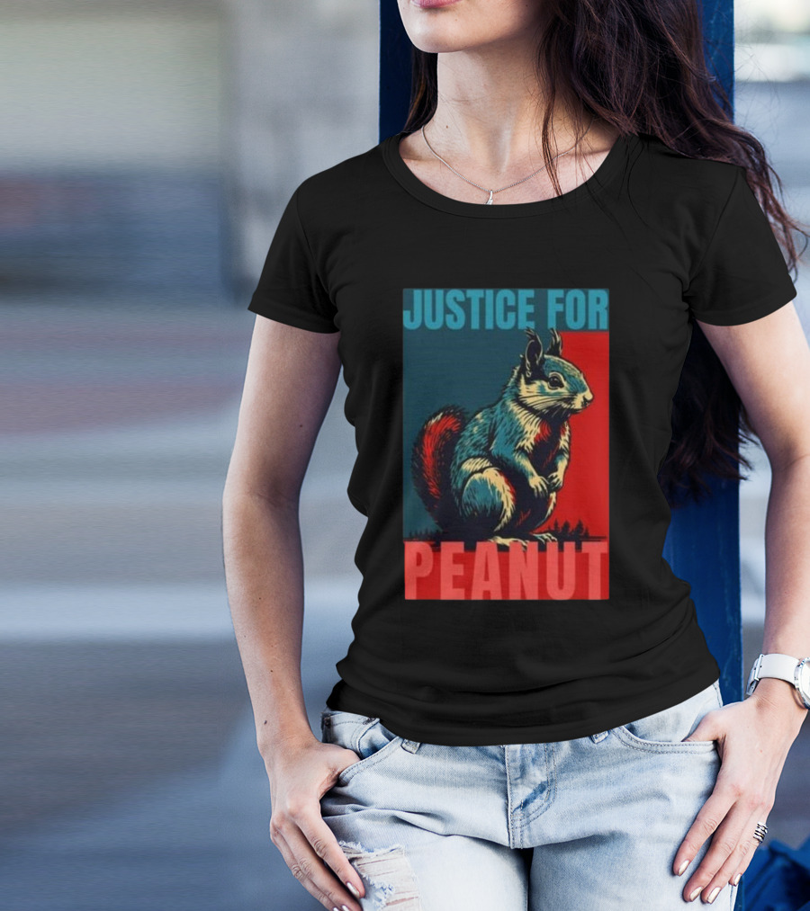 Justice For Peanut 2024 Squirrel T-Shirt