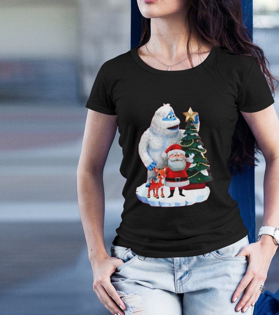 Bumble Rudolph Santa Christmas Tree Exclusive Rudolph The Red Nosed Reindeer T-Shirt