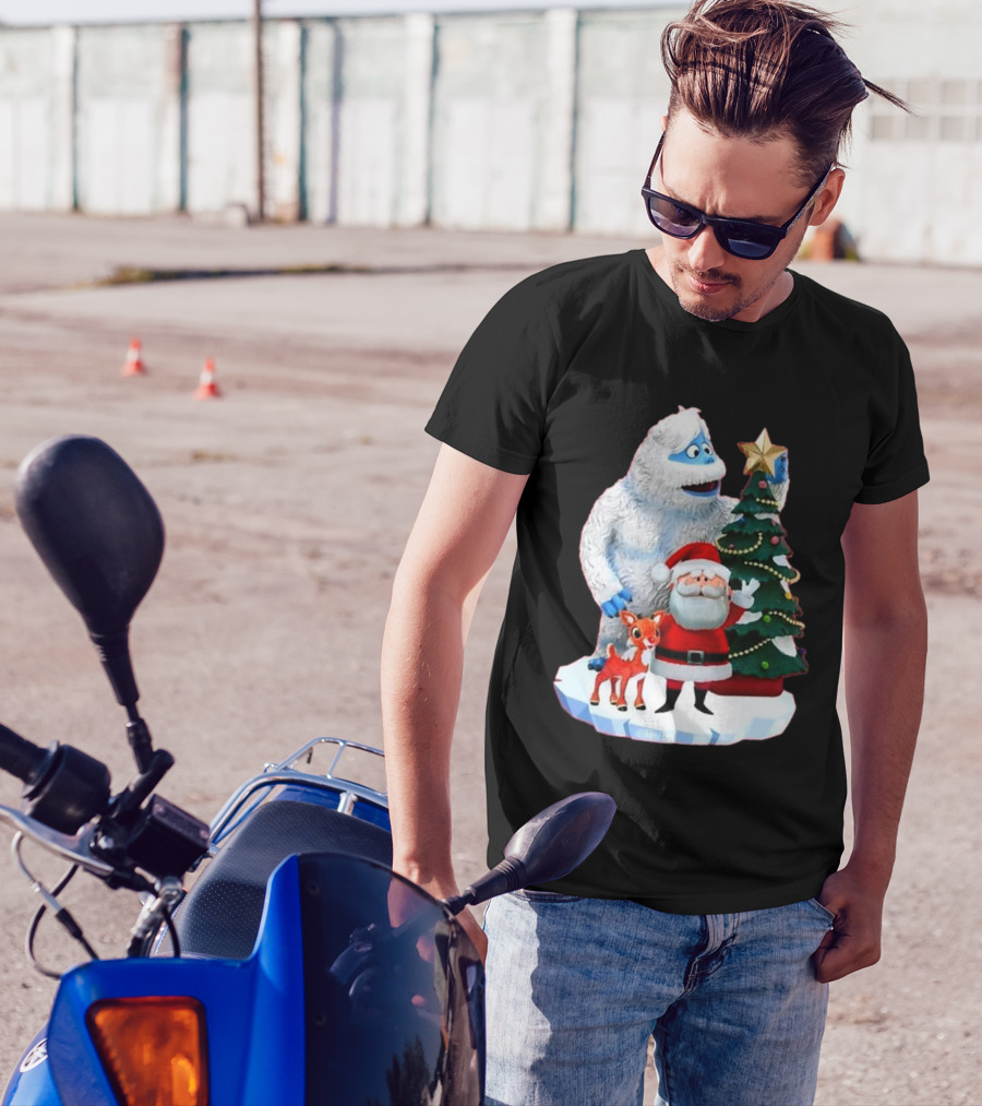 Bumble Rudolph Santa Christmas Tree Exclusive Rudolph The Red Nosed Reindeer T-Shirt