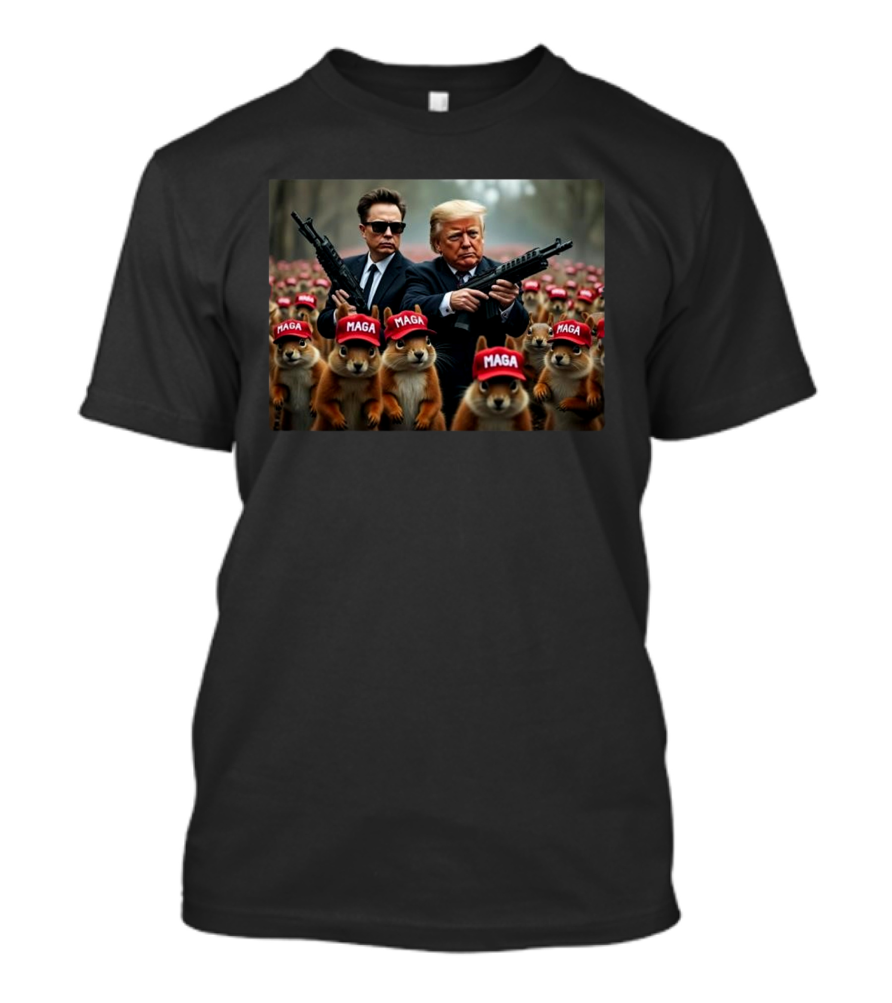 Justice For Peanut The Squirrel Mage MAGA Trump Musk T-Shirt