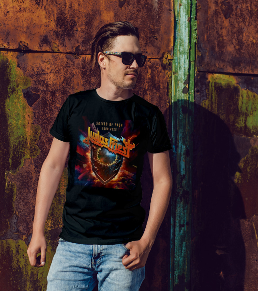 Shield Of Pain Tour 2025 Judas Priest T-Shirt