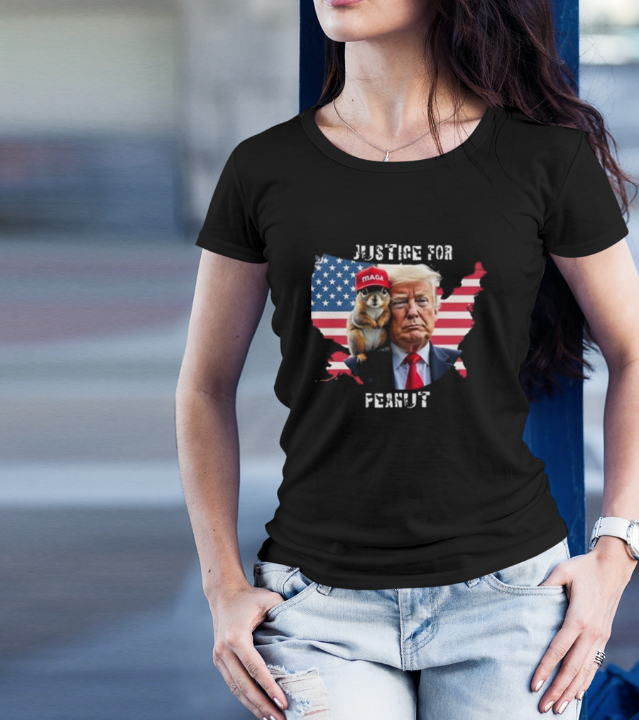 Justice For Peanut Trump MAGA Animal Lovers T-Shirt